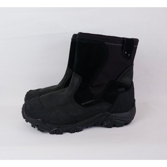 Merrell Polarand Rove Boots Men\'s Size 9.5 Waterproof Black Pull On Leather Boot Merrell Polarand Rove Waterproof Boot - Men main image 4